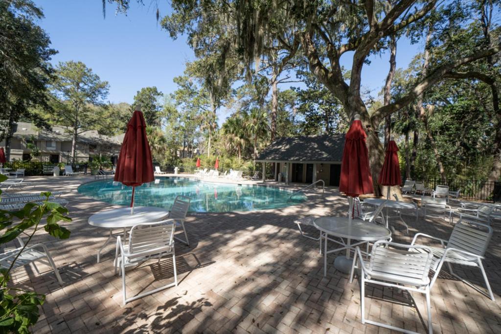 Golf View Two Bedroom With K Q And Fold Out Couch Bikes & Beach Gear Included Hilton Head Island Exteriör bild